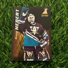 Guy Hebert #99 1995 Zenith Anaheim Mighty Ducks Hockey Card NHL NM H14