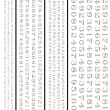 Woodland Scenics DT510 White Railroad Roman Numbers Dry Transfer Decals,Graphics