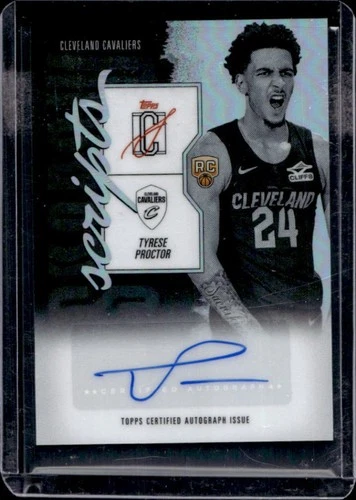 2025 Topps Signature Tyrese Proctor Base (RAW)