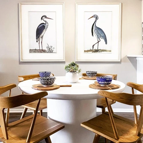 Uttermost 33668 Shore Birds Blue Heron Wall Art Prints Framed Crane Ibis Set 2 - Picture 3 of 5