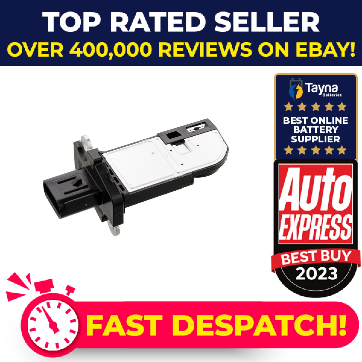 Air Mass Sensor fits PEUGEOT BOXER 2.2D 2011 on Flow Meter 9674958880 Febi New