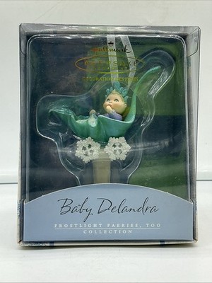 Hallmark Keepsake Ornament Baby Delandra Frostlight Faeries Too 2002 Sparkle