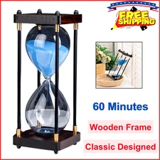 60 Minutes Hourglass Sand Timer, Large Sand Timer, Decorative Quiet Time Clock
