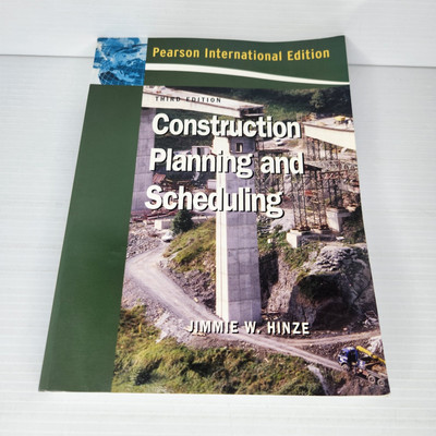 Construction Planning and Scheduling by Jimmie Hinze, 3th International Edition | eBay Australia