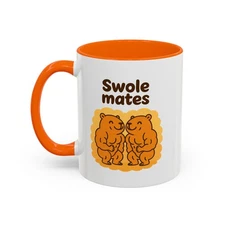 Swole Mates Capybara Gym Mug Funny Workout Couples Gift