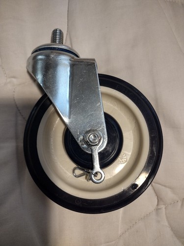 caster wheels casters Swivel (Lot Of 4 ) 5" I" Long Thread By Half Inch. - Picture 7 of 10