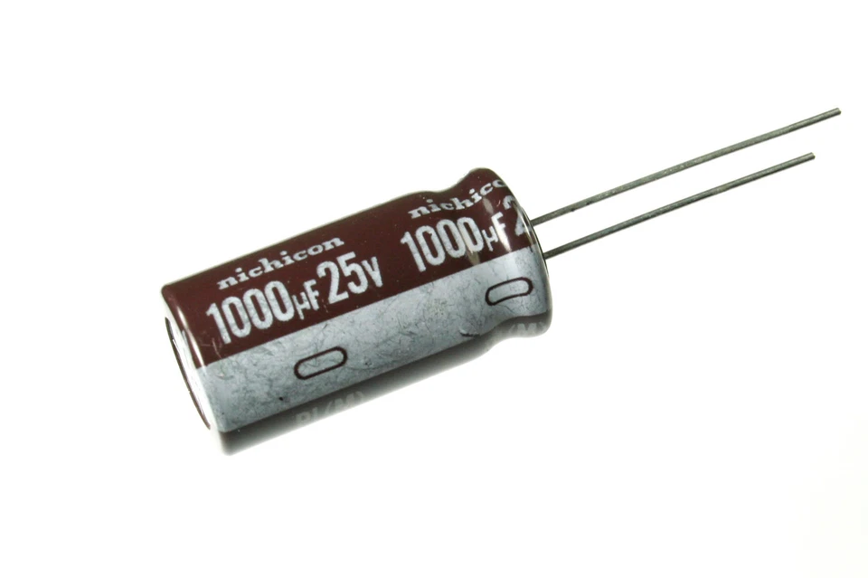 6pcs Nichicon PL 1000uF 25v 105C Radial Electrolytic Capacitor Low ESR NEW