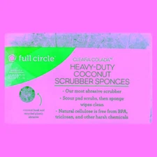 Coconut Scrubber Sponges  2 Count By Full Circle Home