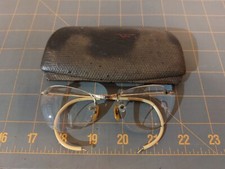 1/10 12k GOLD-FILLED EYEGLASSES FRANKLIN CASE Fancy