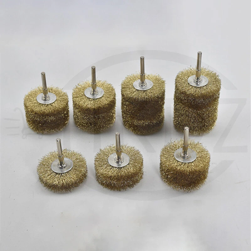 Drahtbürsten Draht Rundbürste Scheibenbürste Drahtbürsten 3mm 6mm Schaft - Bild 3 von 4