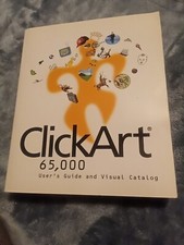 Vintage Broderbund ClickArt 65000 User's Guide And Visual Catalog