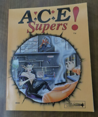 A.C.E. Agents RPG - Supplement / Sourcebook A.C.E. Supers! - Stellar Games