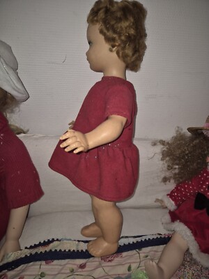 Ancienne Poupée Bella 55cm - Made In France - Yeux Bleus - Vintage Collection