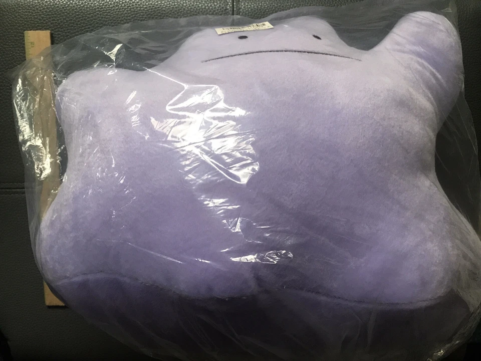 2019 ¡Nuevo exclusivo! ¡SELLADO! RARO! Muñeco de peluche grande Toreba Pokemon Ditto. ¡LINDO! Foto 2 de 4