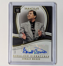 2023 Panini Immaculate Collection WWE - Heralded Signatures Gerald Brisco /99