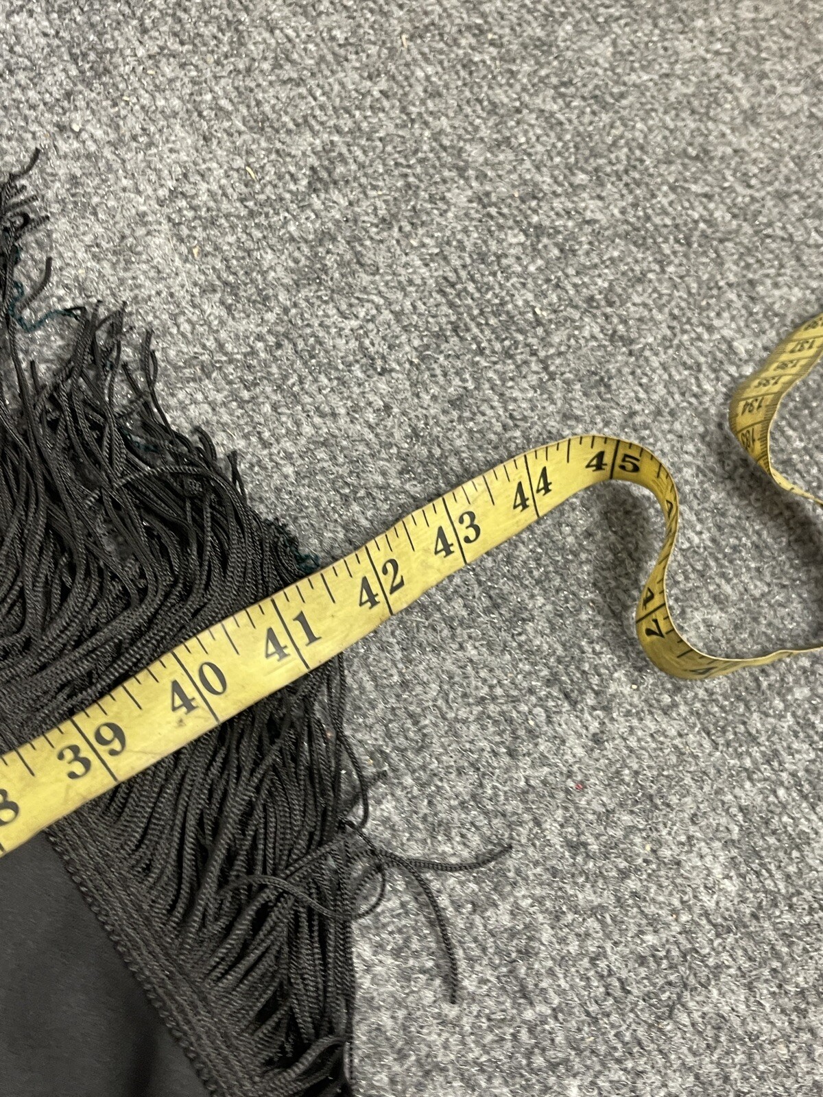 Body Flirt Dress Womens Medium A Line Tasseled Ruffle Black Sleeveless N144