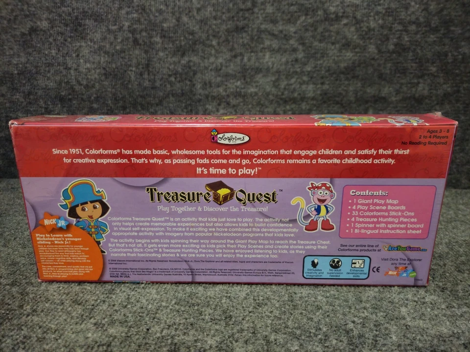 Nickelodeon Nick Jr. Dora The Explorer TREASURE QUEST Game - Image 2 of 4