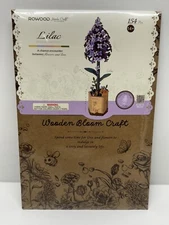 ROBOTIME 3D Puzzle Wooden Lilac Flower DIY Model Kit to Build Creative Decor