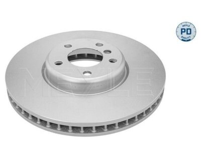 Brake disc Meyle 3835210010/PD front axle right for BMW