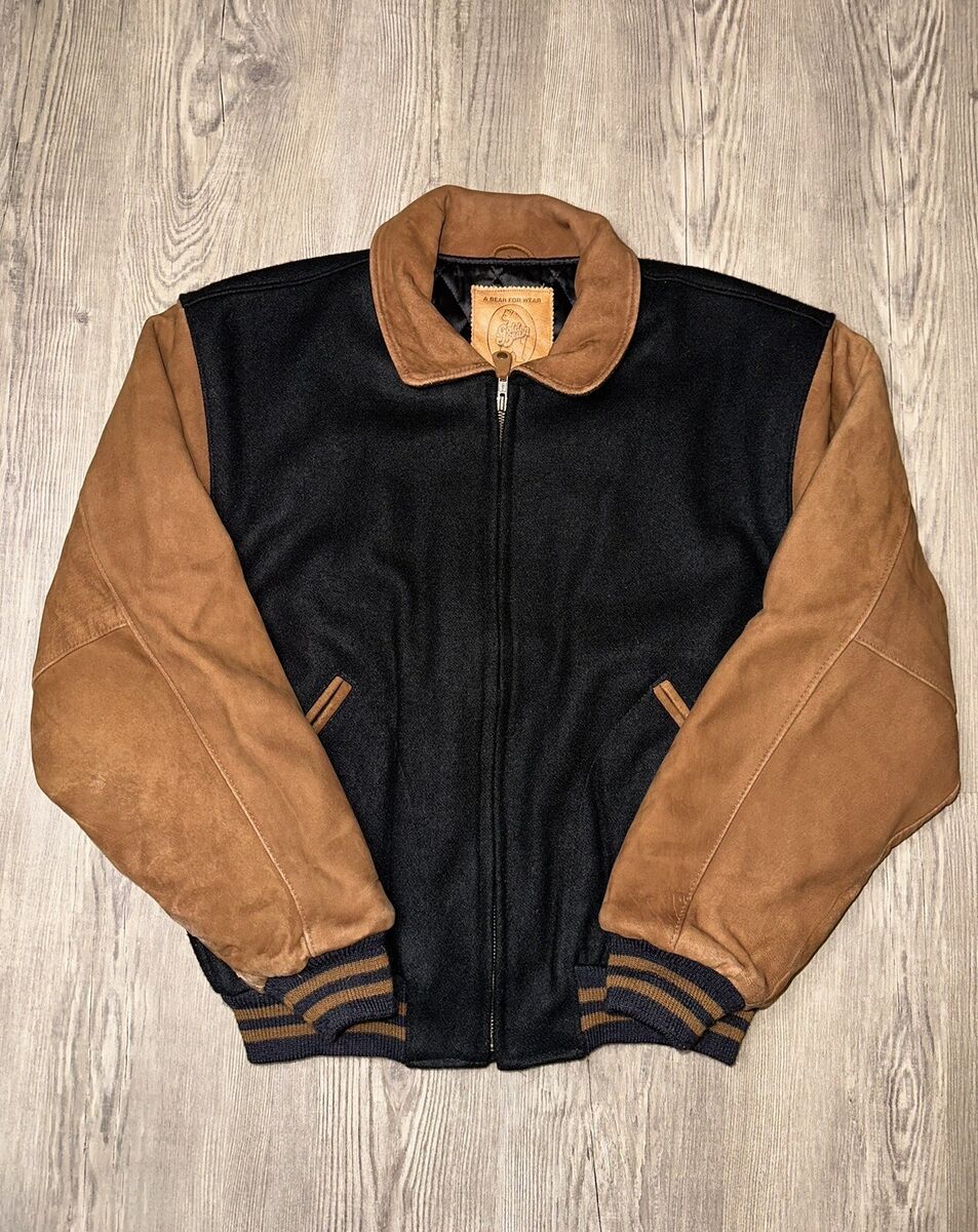 Golden Bear Vintage 90s Made In USA Brown/Black Varsity Wool Golden Bear Vintage 90s Made In USA Brown/Black Varsity Wool