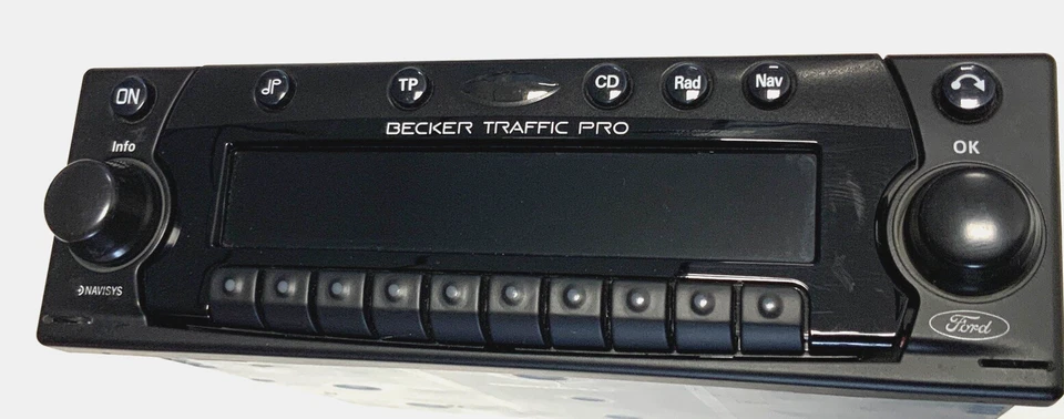 Original Becker Traffic Pro BE 4730 Ford Autoradio CD car radio Display grün - Bild 3 von 4