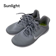 Nike Flex RN Women Running Shoes Size 8 Lightweight Mesh Lace-Up Gray  White