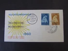 NETHERLANDS NEW GUINEA SCOTT  39 TO 40 1960 WORLD REFUGEE YEAR UNADDR FDC