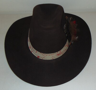 Vintage 10 X Quality Beaver Hat 100% Fur Hat Size-6-3/4 Beautiful