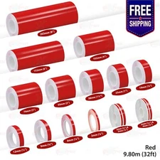 RED PIN STRIPE Car Model Motorcycle Truck Decal Line Adhesive TAPE Vinyl Sticker