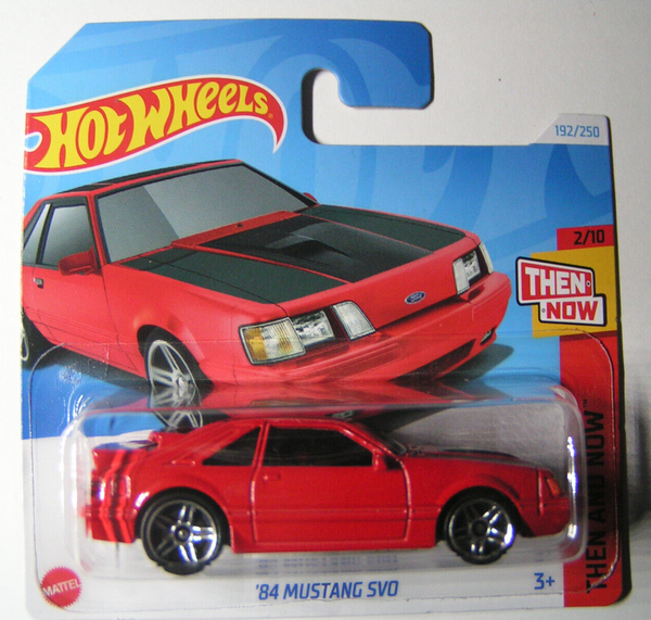 Hot Wheels - '84 Ford Mustang Svo - Rot - Then And Now 2024 - HTC66-image