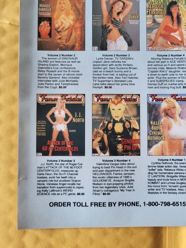 Femme Fatales 1992 CFQ Media, Many available, Pick yours. Excellent condition! - Picture 121 of 698