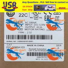 Allen Bradley 22C-D060A103 400 AC Drive 40HP Surplus SEALED