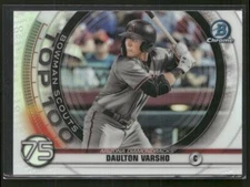 2020 Bowman #BTP-75 Daulton Varsho Chrome Bowman Scouts Top 100
