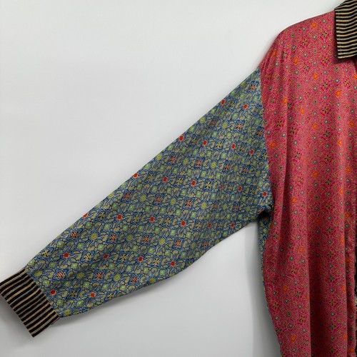 Vintage We Be Bop Tunic Top Shirt Size 1X 2X Statement Maximalist Hippie Indie - Picture 7 of 12
