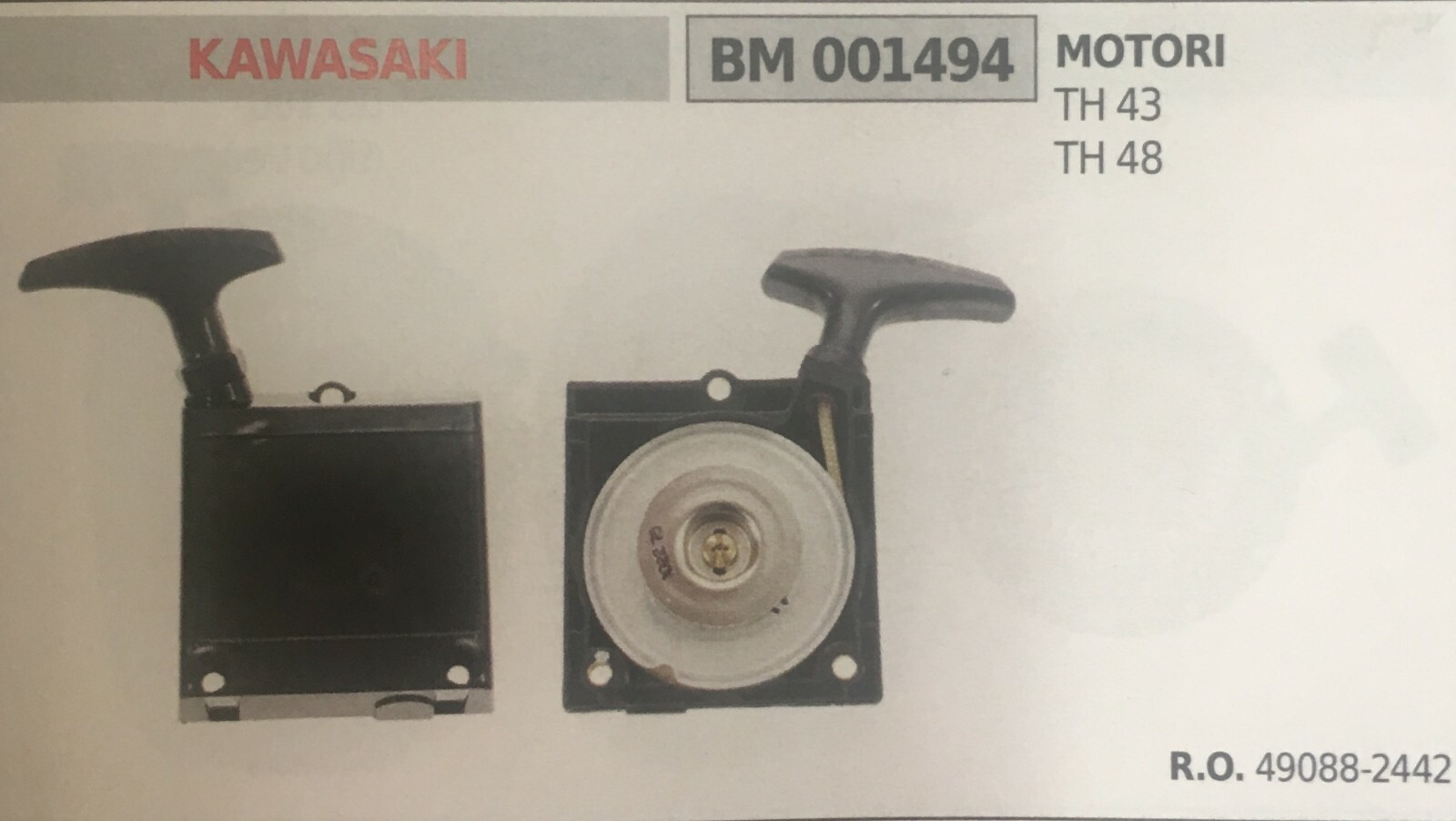 Starter Brumar BM001494 per Motori Kawasaki - Alta Resistenza