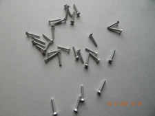ALUMINUM FLAT HEAD PHILLIPS MACHINE SCREWS 6/32 x 3/4"  24 PCS. NEW