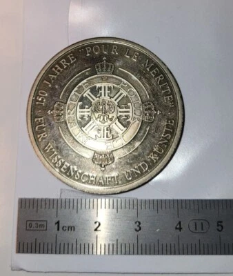(2066) 150 Jahre Pour le Merite für Wissenschaft Medaille Münze - Bild 1 von 4