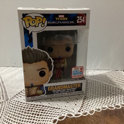 Funko Pop Marvel Thor Ragnarok No.254 Grandmaster Bobble Head Neu
