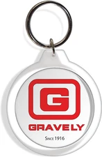 Gravely Garden Farm Tractor Keychain Keyring Yard Lawn Mower hook holder Part