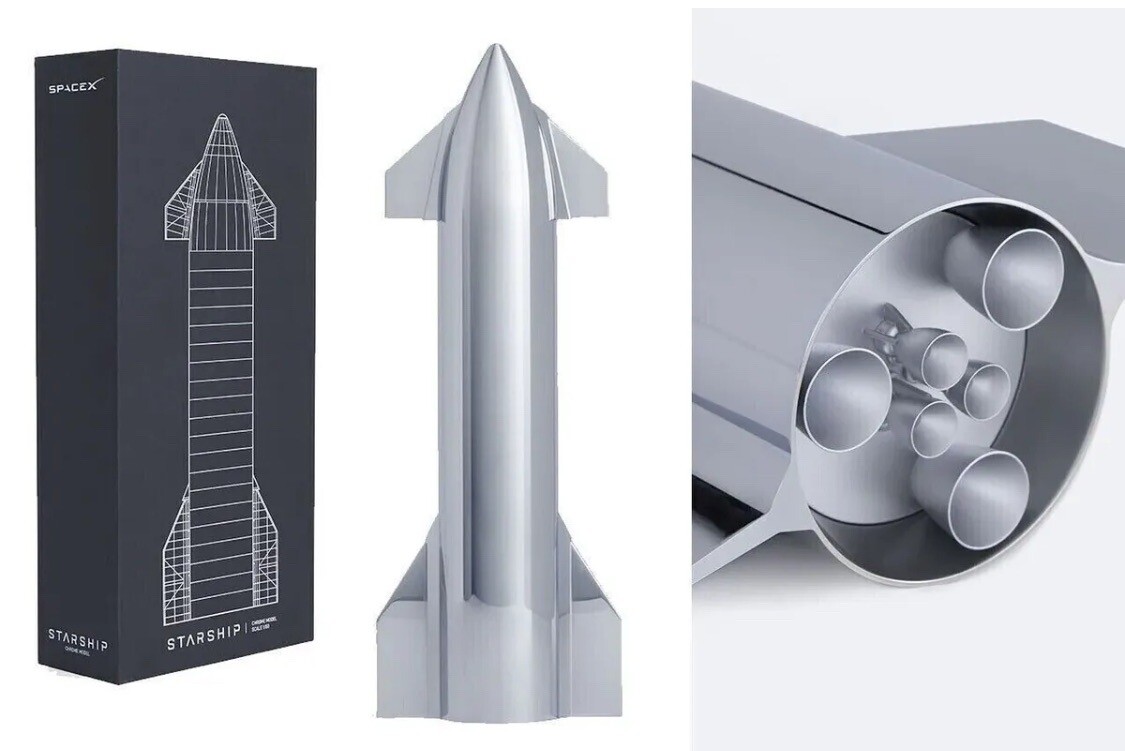 SPACEX -Sealed! NEW! Starship Chrome Model Exclusive SPACEX -Sealed! NEW! Starship Chrome Model Exclusive