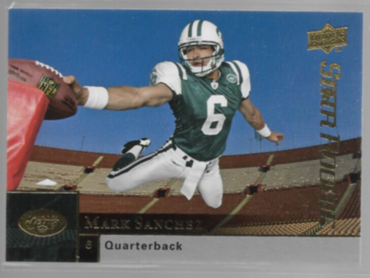 MARK SANCHEZ 2009 Upper Deck Football Star Rookie #314.  JETS / TROJANS