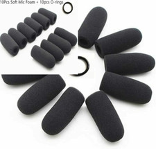 10 Pack Microphone Windscreens Mic Foam Covers for David Clark M-4/M-7...