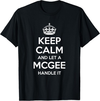 MCGEE Funny Surname Family Tree Birthday Reunion Gift Idea T-Shirt Hoodie