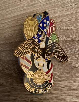 HRC Hard Rock Cafe Osaka Pin 4th of July NEW!!!