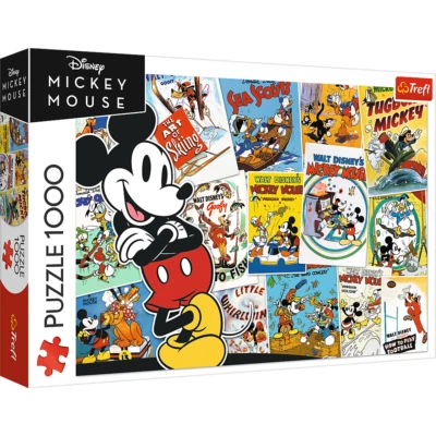 TREFL Mickey Mouse Puzzle 1000 Teile Disney World Collage Donald Duck Goofy
