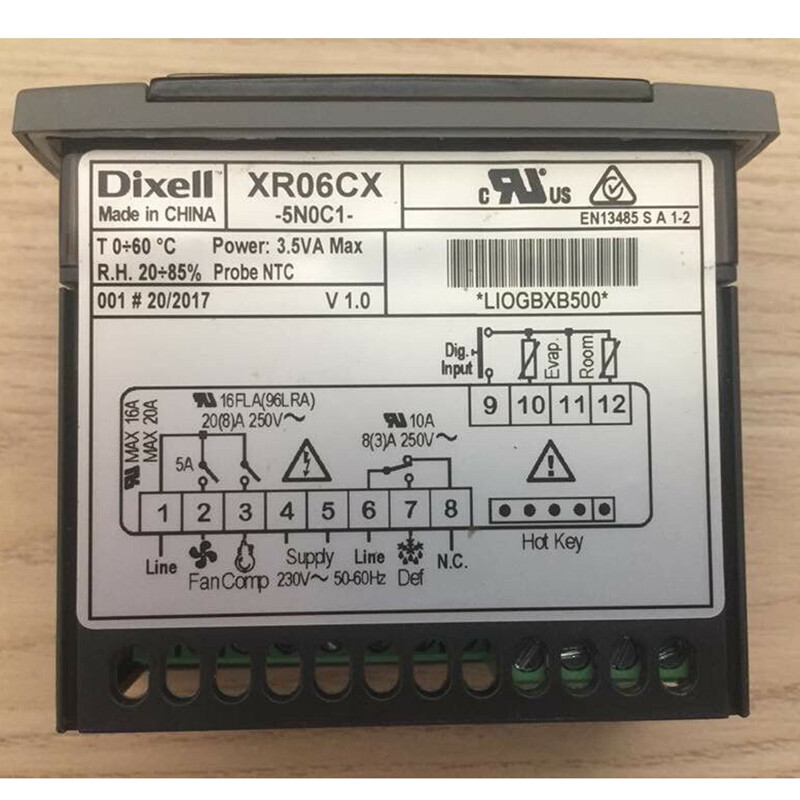 Dixell XR06CX-5N0C1 230V/50-60Hz Fridges Digital Thermostat