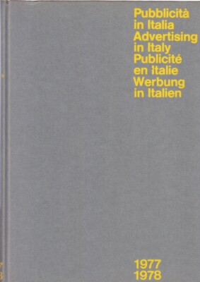 Pubblicita in Italia Advertising in77〜78 Pubblicita in Italia Advertising in77〜78 PUBBLICITà IN ITALIA