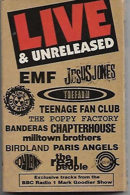 Various VOX LIVE & UNRELEASED  PROMO CASSETTE ALBUM Indie Rock EMF FARM DYLANS