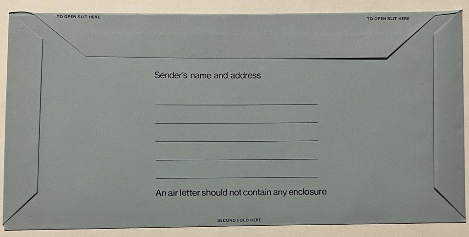 AEROGRAMA ISLA DE HOMBRE 24P COMO NUEVO SIN USAR REINA ISABEL II Foto 3 de 3