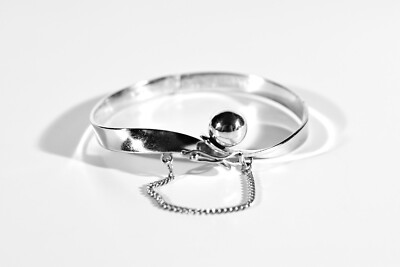 ALTON Schweden 70er Jahre Silber Armreif ° rares Modell ° sweden silver bangle 
